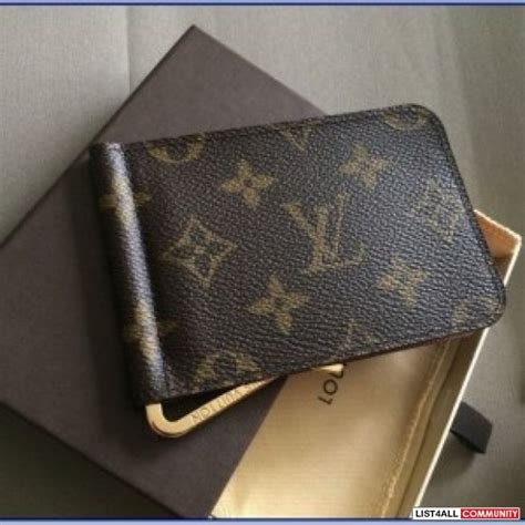 lv money clip wallet replica|louis vuitton money clipper.